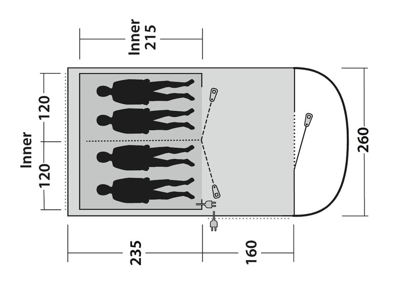 Outwell Sky 4 Tent 2025