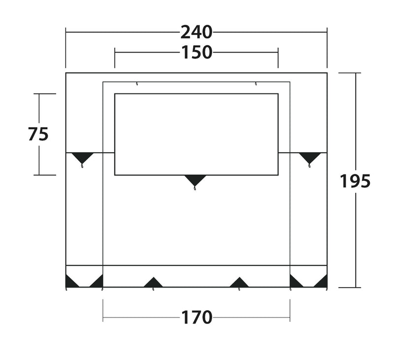 Outwell Backroads Awning Room 2026