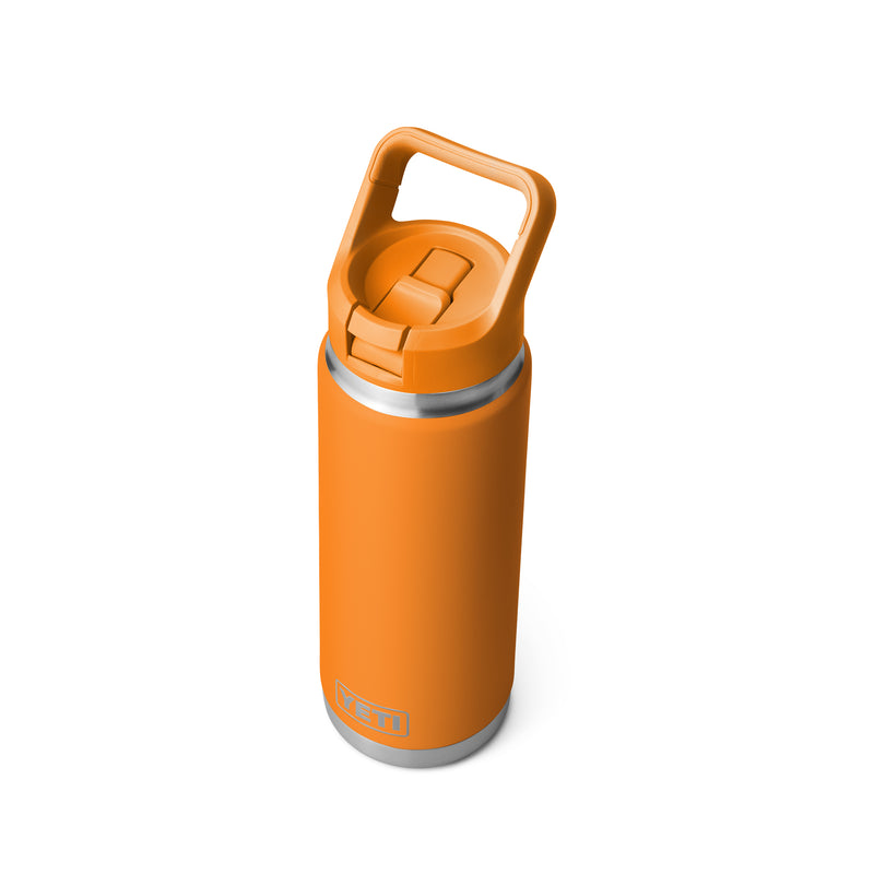 YETI Rambler® 26oz (769ml) Straw Cap Bottle King Crab Orange