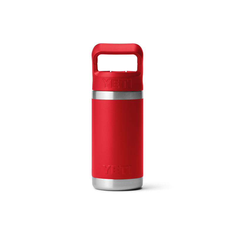 YETI Rambler® 12oz (355ml) Jr. Kids Straw Cap Bottle Rescue Red