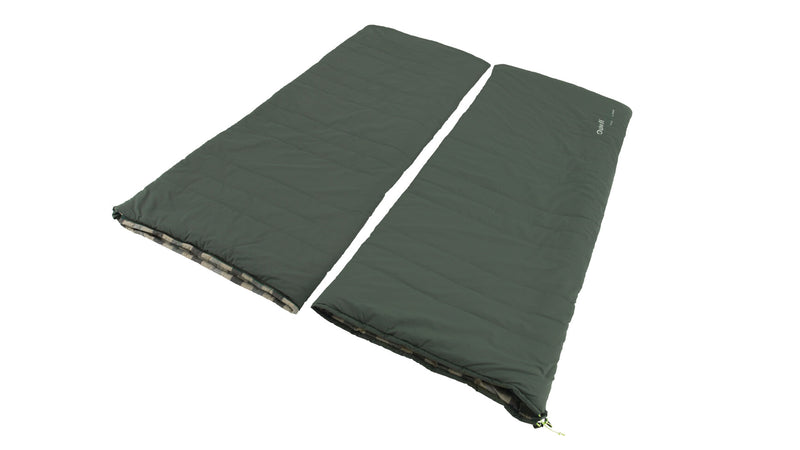 Outwell Camper Lux Double Sleeping Bag Green