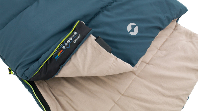 Outwell Celestial Lux Sleeping Bag Blue "L Zip"