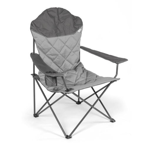 Kampa XL High Back Chair (Diamond Stitching) Fog