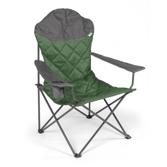 Kampa XL High Back Chair (Diamond Stitching) Fern Green
