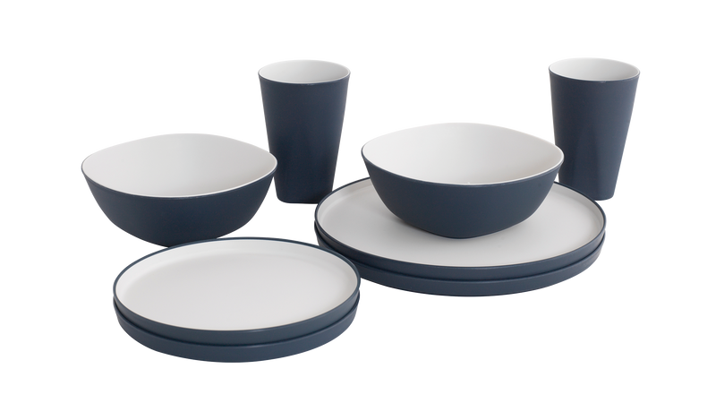 Outwell Gala 2 Person Dinner Set Navy Night