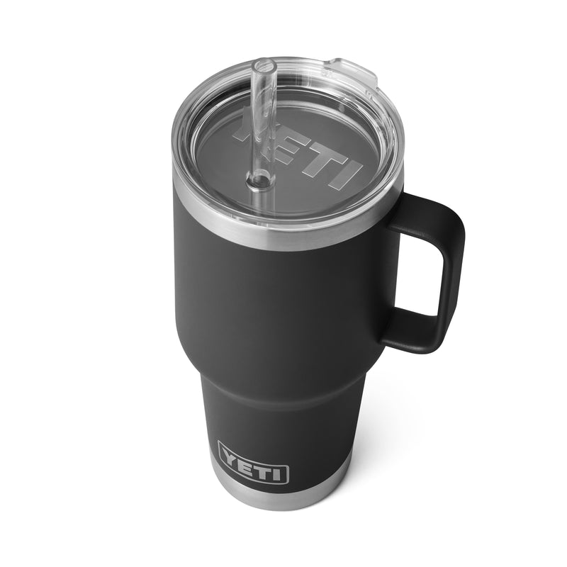 YETI Rambler® 35oz (1L) Straw Mug Black