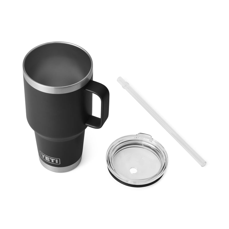 YETI Rambler® 35oz (1L) Straw Mug Black