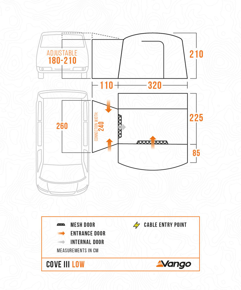 Vango Cove III Low Drive-away Awning 2025
