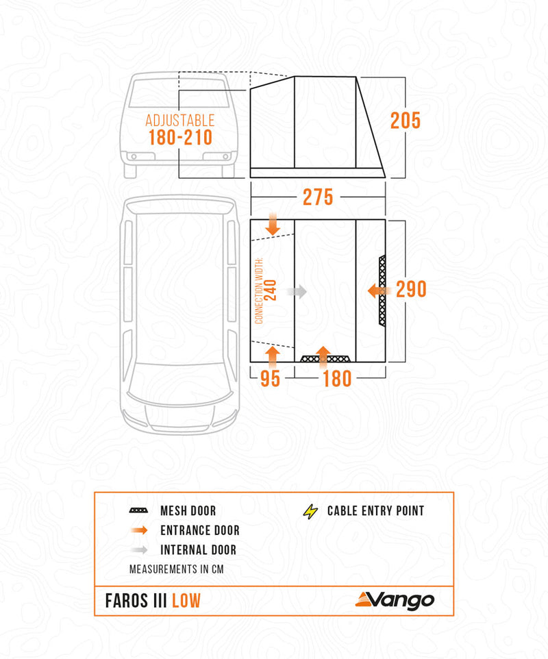 Vango Faros III Low Drive-away Awning 2025
