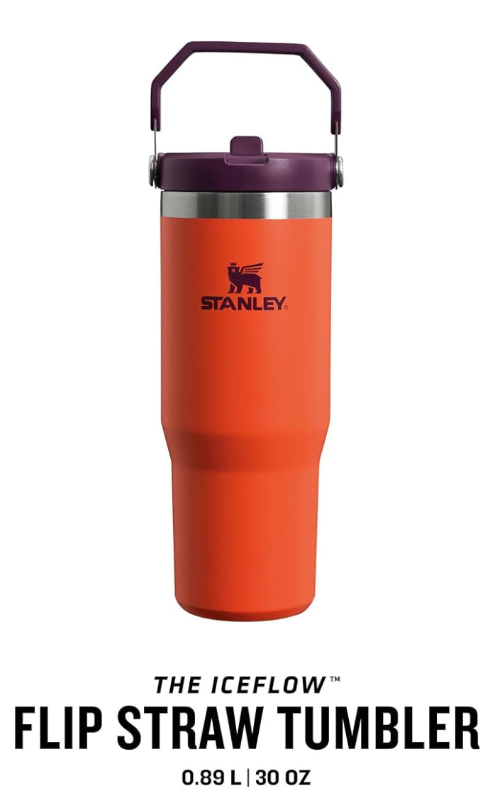 Stanley Classic IceFlow™ Flip Straw Tumbler 890ml Tigerlilly Plum