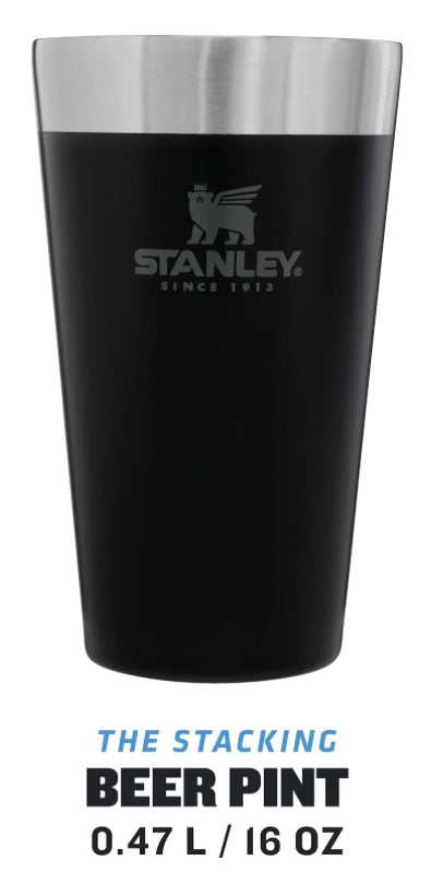 Stanley Stacking Beer Pint 0.47lt Black