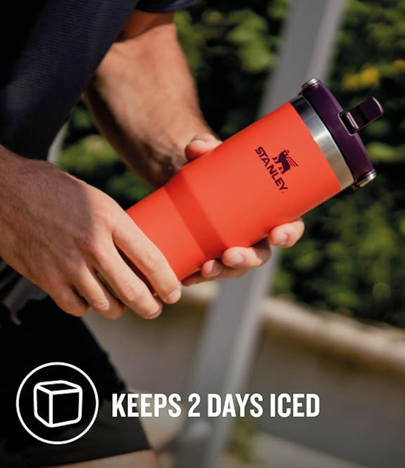 Stanley Classic IceFlow™ Flip Straw Tumbler 890ml Tigerlilly Plum