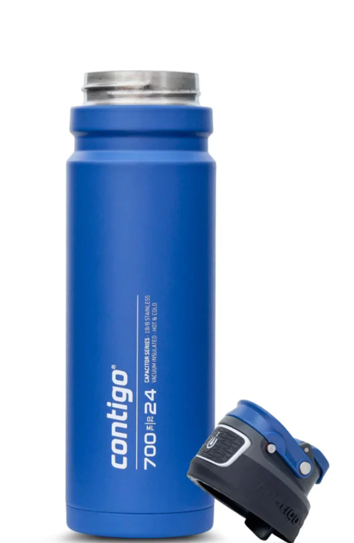 Contigo Blue Corn Freeflow SS 24OZ water bottle