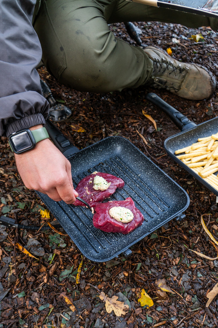 RidgeMonkey Connect Pan & Griddle XXL Granite Edition