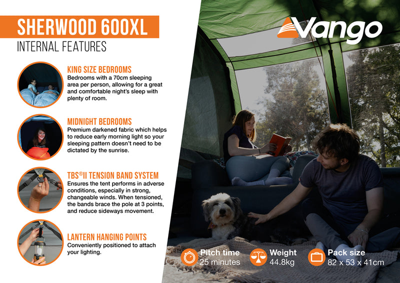 Vango Sherwood Air 400XL Tent Package 2025