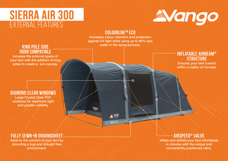 Vango Sierra Air 300 Tent 2025