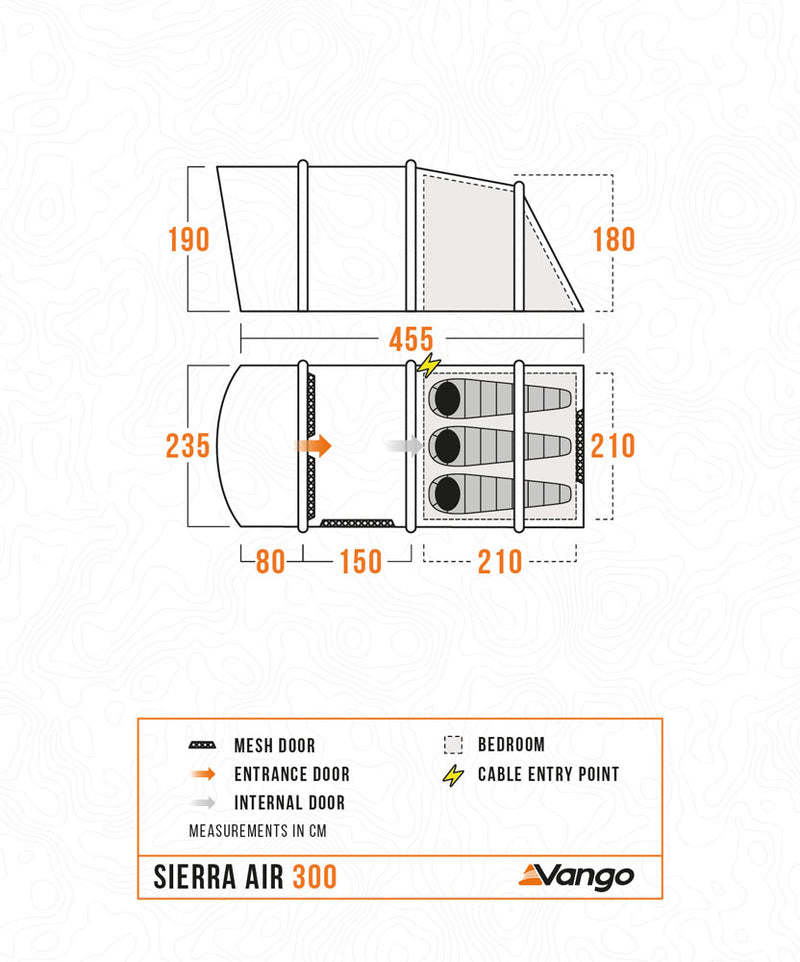 Vango Sierra Air 300 Tent 2025