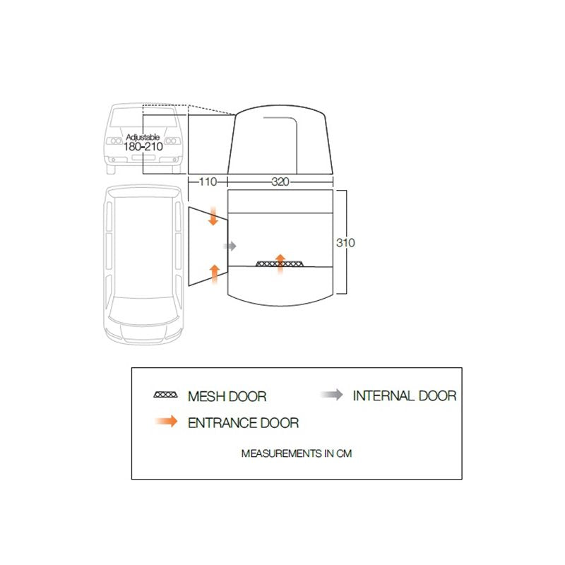 Vango Cove II Low Drive-away Awning 2024