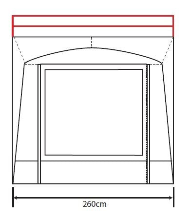 Outdoor Revolution Porch Pro 260 Self-Inflating Air Caravan Awning 2025
