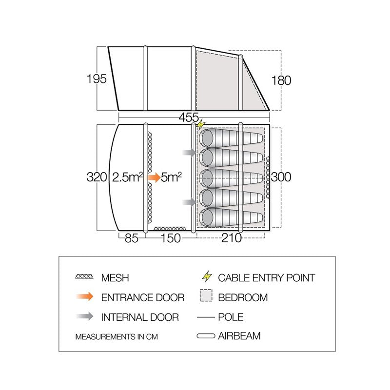 Vango Harris 500 Air Tent 2024