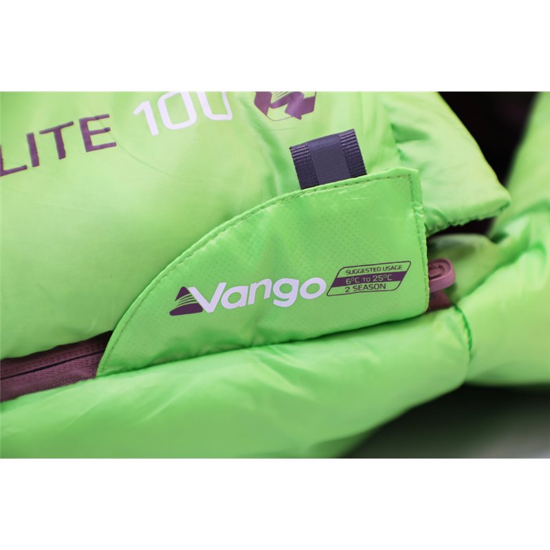 Vango Mircolite 100 Sleeping Bag Gecko Green 2024