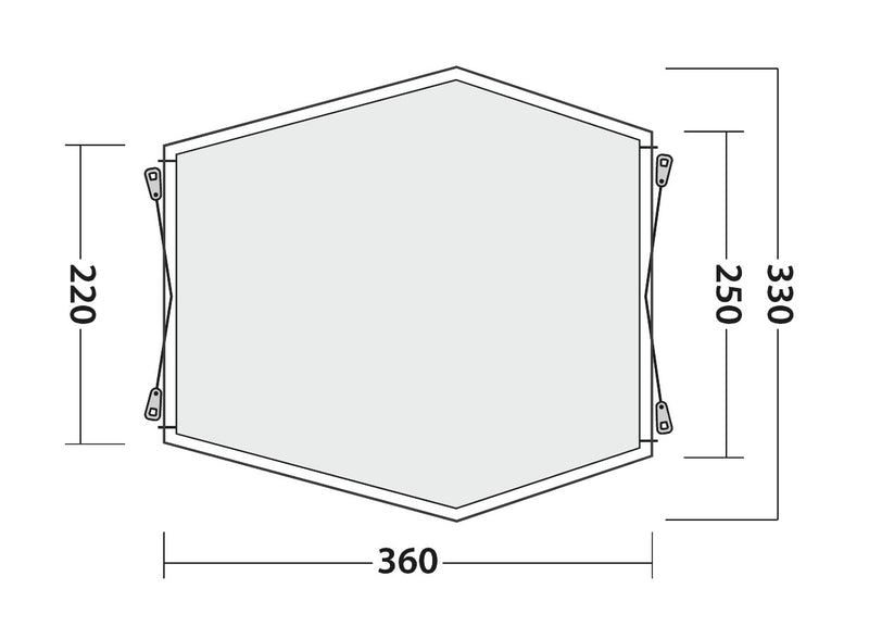 Outwell Woodcrest Driveaway Awning