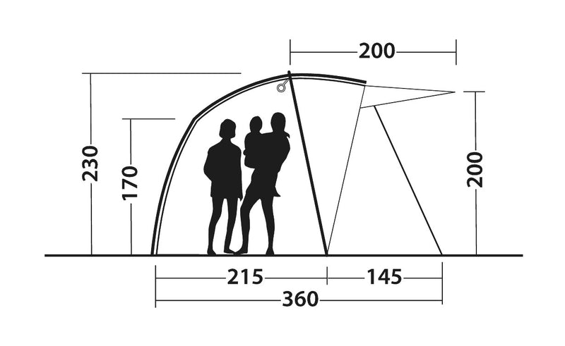 Outwell Woodcrest Driveaway Awning