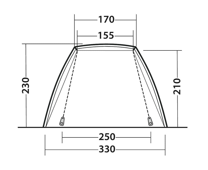 Outwell Woodcrest Driveaway Awning