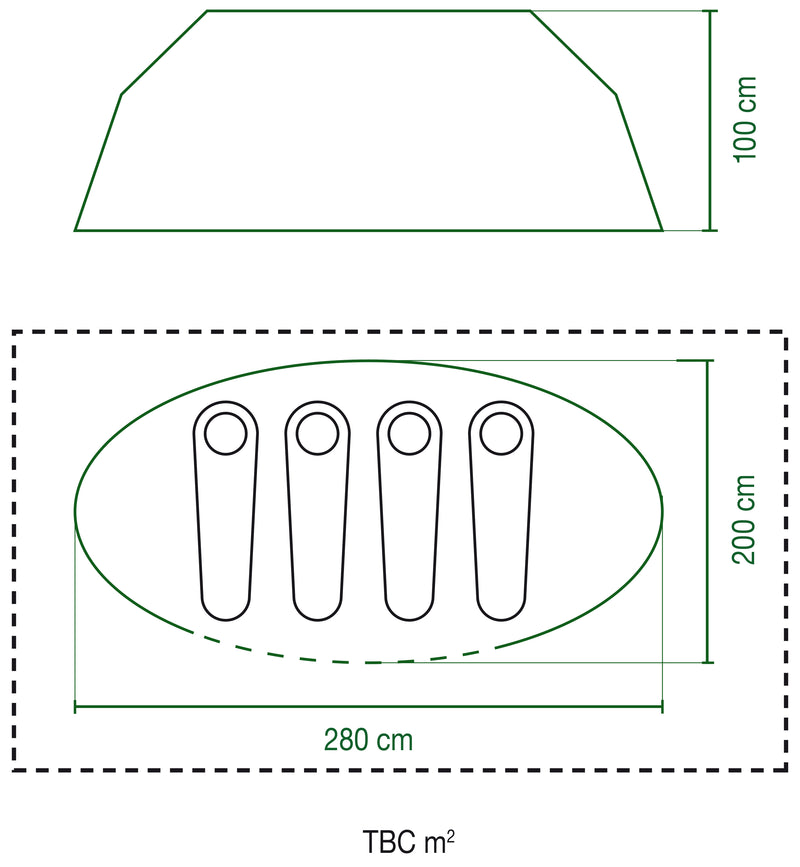 Coleman Galiano Fast Pitch Pop Up 4 Person Tent 2024