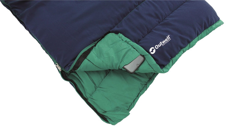 Outwell Champ Kids Sleeping Bag Ocean Blue