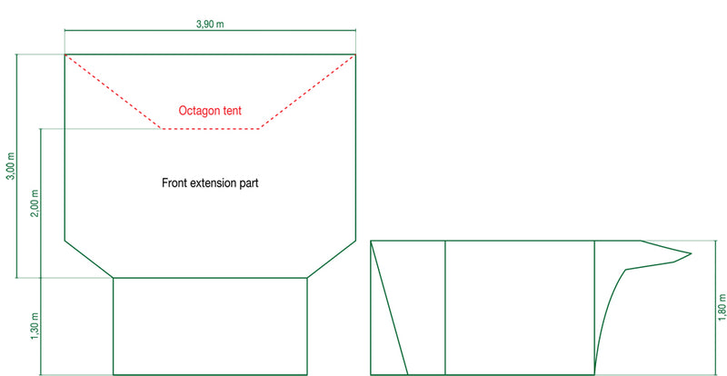Coleman Octagon Extension for all models - fits all years