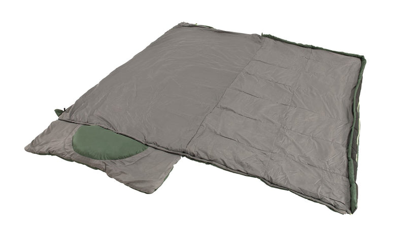 Outwell Contour Lux XL Sleeping Bag 'L Zip' Green