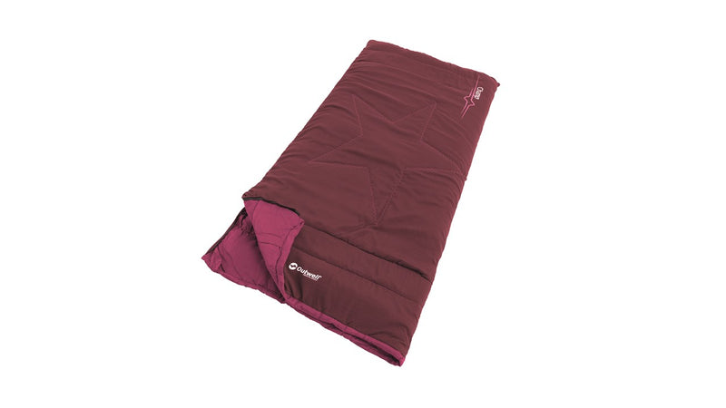 Outwell Champ Kids Sleeping Bag Deep Red