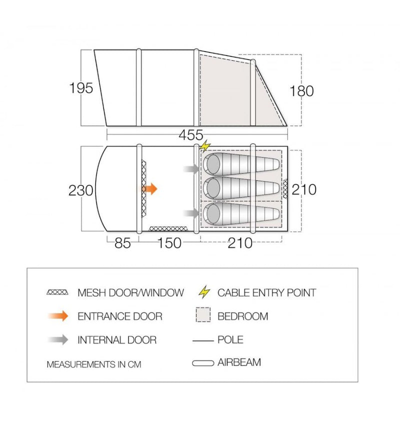 Vango Harris 350 Air Tent 2024