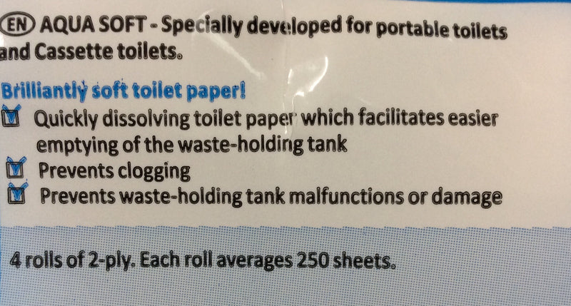 Thetford Aquasoft Toilet Roll x4