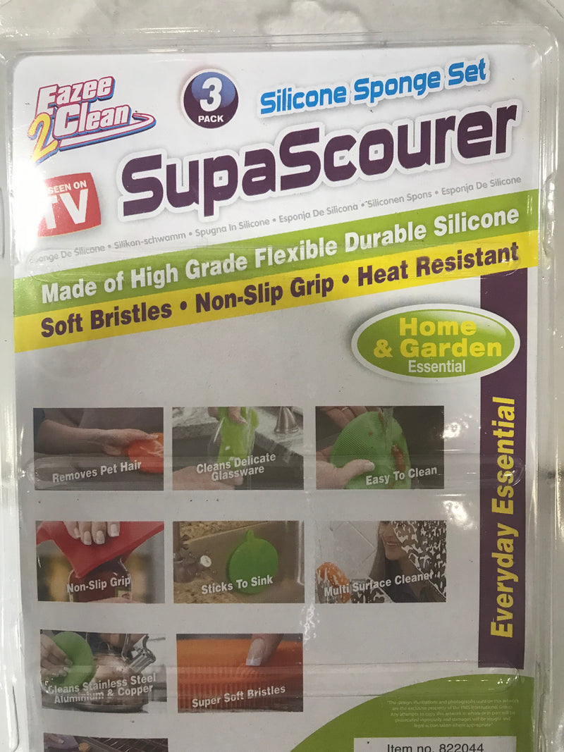 Silicone sponge set ‘superscourer’