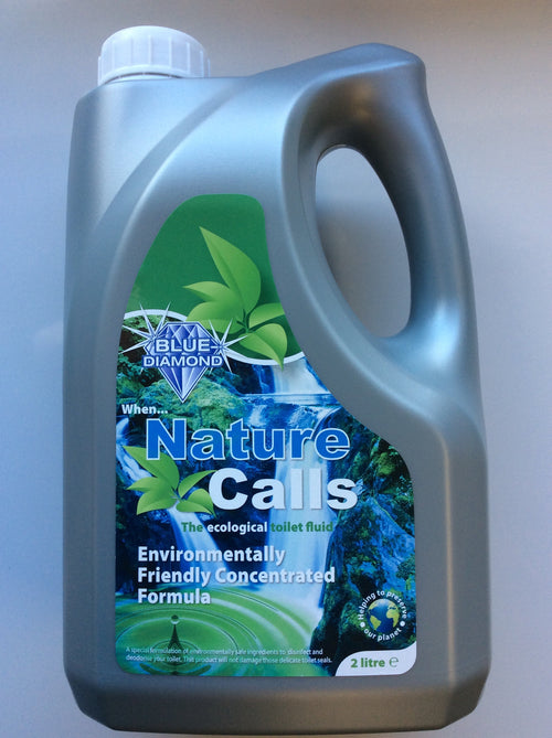 Environmentally friendly toilet Nature Calls chemical 2lt fluid