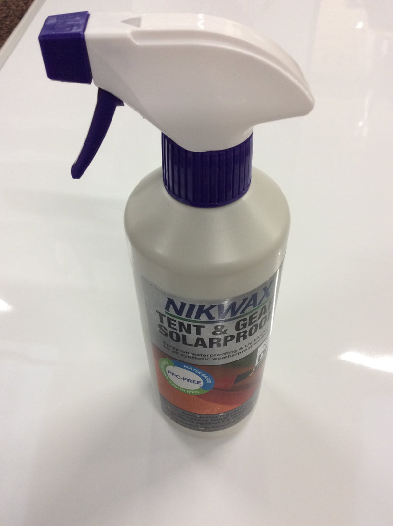 Nikwax tent and gear solarproof