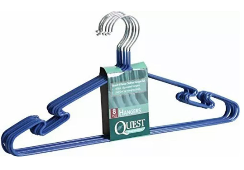 Quest Non-slip clothes hangers set of 8