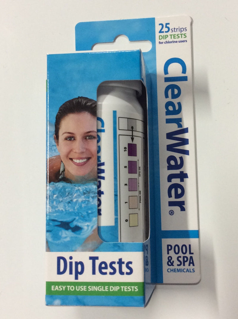 Test strips for swimming pools, spa and hot tubs 25 tests
