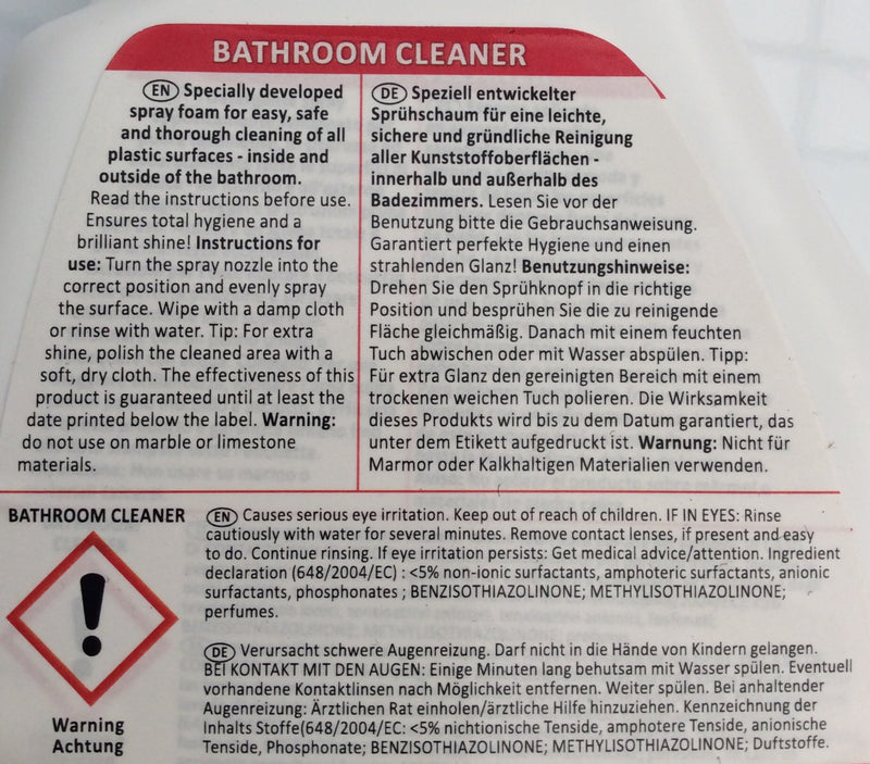 Thetford bathroom cleaner 500ml