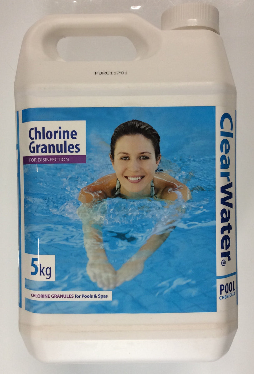 Clearwater 5kg chlorine granules S.K Camping & Leisure