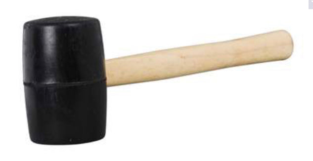 Wooden Mallet 16oz with Rubber Head