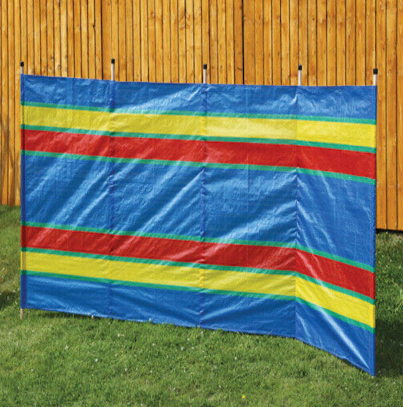 5 Pole WindBreak Wooden Poles
