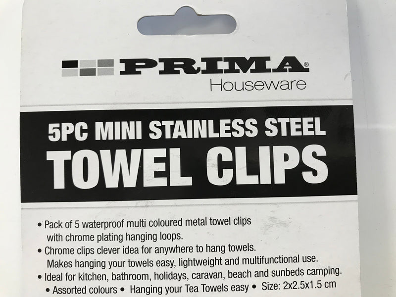 5pc Towel clips