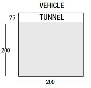 Sunncamp Lodge 200 Motor Floorplan