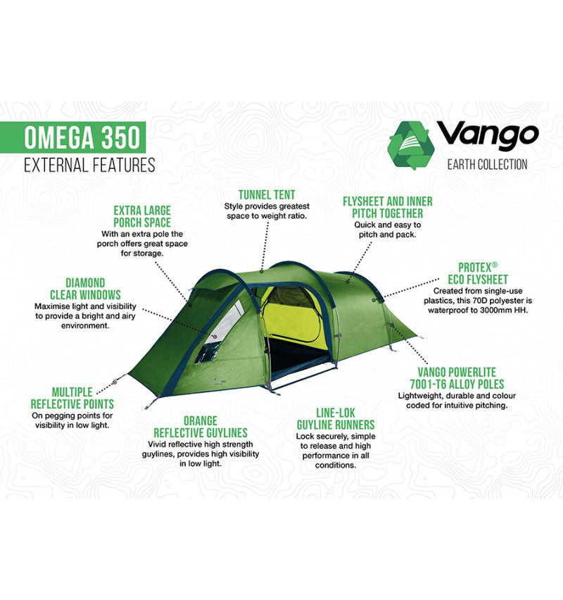 Vango Omega 350 Backpacking Tent 2024
