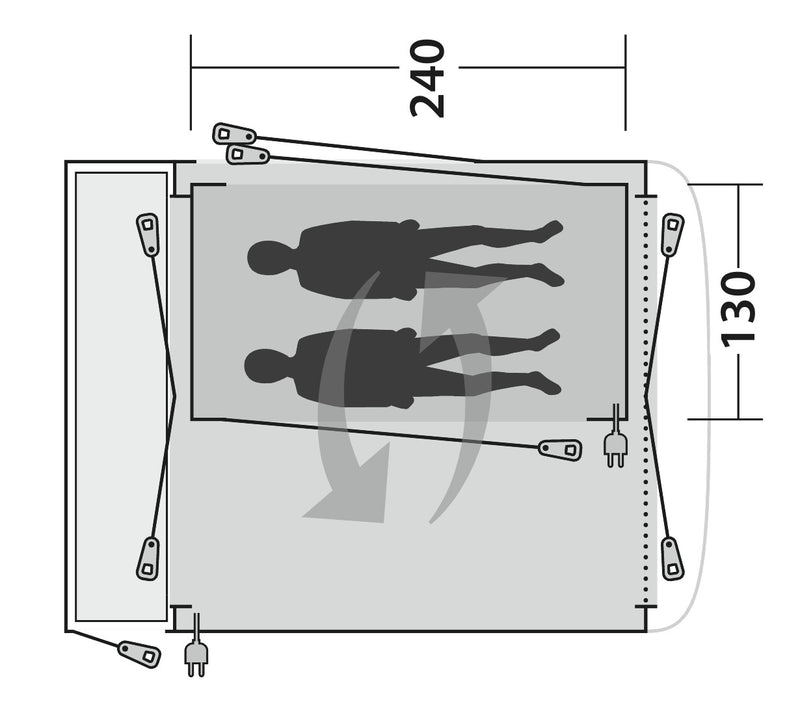 Outwell 2 Berth Driveaway Inner A 2026