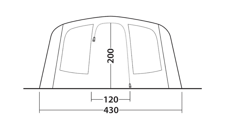 Outwell Stonehill 7 Air Tent 2024 + FREE Carpet & Footprint
