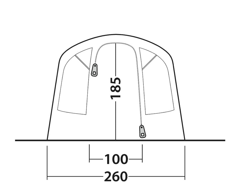 Outwell Monterey 4 Air Inflatable Tent 2026